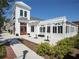 Exterior view of a charming restaurant building featuring a mix of white and wood elements at 58 Canton St # 410, Alpharetta, GA 30009