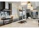 Contemporary kitchen featuring an island, stainless appliances, and sleek countertops at 58 Canton St # 410, Alpharetta, GA 30009