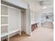 Finished basement area featuring built-in shelving and storage at 2910 Waverly Place Dr, Dacula, GA 30019