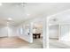 Finished basement featuring an open layout with decorative columns and a pool table at 2910 Waverly Place Dr, Dacula, GA 30019