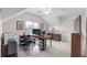 Large bedroom with a ceiling fan, lots of furniture, and a window providing natural light at 535 Sugar Gate Ct, Lawrenceville, GA 30044