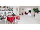 Bright living room features a view into the other room and built-in shelving at 535 Sugar Gate Ct, Lawrenceville, GA 30044