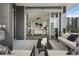 Inviting balcony with lounge seating and outdoor kitchen offers a seamless indoor-outdoor living experience at 3107 Peachtree Ne Rd # 1005, Atlanta, GA 30305