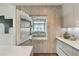 Modern kitchen boasts custom cabinetry, quartz countertops, and stainless steel appliances for a modern feel at 3107 Peachtree Ne Rd # 1005, Atlanta, GA 30305