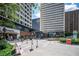 Colony Square outdoor pedestrian area with a variety of shops and restaurants at 145 15Th Ne St # 1225, Atlanta, GA 30309