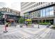 Outdoor seating area at Colony Square, with places to eat, shops, and business offices at 145 15Th Ne St # 1225, Atlanta, GA 30309