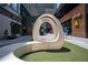 Artistic sculpture provides a unique focal point in town center at 145 15Th Ne St # 1225, Atlanta, GA 30309