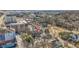 A high-angle view highlights the property surrounded by neighborhood trees, and recreational spaces at 3378 Bachelor St, Atlanta, GA 30344