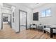 Upstairs hallway with chairs and access to laundry and other rooms at 3378 Bachelor St, Atlanta, GA 30344