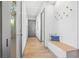 Hallway with a bench seat, coat hooks, and multiple access doors at 3378 Bachelor St, Atlanta, GA 30344