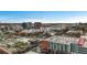 Wide aerial view showing residential and commercial buildings within an urban landscape at 650 Glen Iris Drive Ne # 27, Atlanta, GA 30308