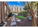 Charming dog park area for residents featuring a small turf area and comfortable seating at 650 Glen Iris Drive Ne # 27, Atlanta, GA 30308