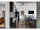 Modern kitchen with black countertops and stainless appliances at 650 Glen Iris Drive Ne # 27, Atlanta, GA 30308