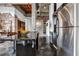 Modern kitchen featuring stainless steel appliances and a black countertop at 650 Glen Iris Drive Ne # 27, Atlanta, GA 30308