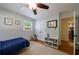 Cozy bedroom featuring a twin bed, closet, and natural light from the window at 1890 Silvastone Dr, Decatur, GA 30033