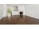 Spacious living room boasts hardwood floors, fireplace, and natural light at 6750 Blackstone Pl # 6, Mableton, GA 30126