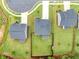 Overhead shot highlights the backyard layout with a dark wood fence and lush green lawn at 201 Kingfisher Walk, Covington, GA 30014