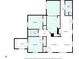 Floor plan illustrating the layout of the home with bedrooms, bathrooms, living spaces, and the kitchen at 1039 Ridgecrest Se Dr, Smyrna, GA 30080