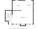Floor plan showcasing the layout of the main level, including the kitchen, dining area, and living room at 104 River Creek Dr, Woodstock, GA 30188
