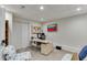 Finished basement bedroom, offering ample natural light, closet space, and neutral paint at 1045 Legacy Walk, Woodstock, GA 30189