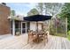 Outdoor deck and patio area with seating, perfect for entertaining and enjoying the backyard at 515 Houze Way, Roswell, GA 30076