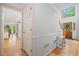 Spacious foyer with hardwood floors and a large window above the front door at 1763 Benningfield Sw Dr, Marietta, GA 30064