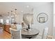 Eat-in kitchen nook featuring a round table and hardwood floors at 1923 Deco Dr, Kennesaw, GA 30144