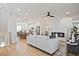 Open-concept living space showcases a modern kitchen and comfortable living area at 1923 Deco Dr, Kennesaw, GA 30144