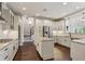 Modern kitchen with stainless steel appliances, granite countertops, and an island at 3280 Stillhouse Se Ln # 401, Atlanta, GA 30339