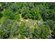 Secluded property featuring a long, private driveway and a lush wooded landscape, perfect for peaceful living at 3425 Poplar Dr, Lawrenceville, GA 30044