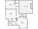 Second floor plan featuring three bedrooms, three bathrooms, closets, and an open area above the first floor at 225 Sundance Dr, Woodstock, GA 30188