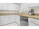 Updated kitchen with white cabinets, granite countertops and stainless appliances at 3475 Oak Valley Ne Rd # 950, Atlanta, GA 30326