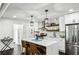 Bright and modern kitchen featuring stainless steel appliances and white cabinetry at 1477 Spruce Se Dr, Smyrna, GA 30080