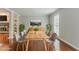 Dining room featuring hardwood floors, modern decor and lots of natural light at 205 N Fayette Dr, Fayetteville, GA 30214