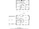 Upstairs floor plan details the layout of the bedrooms and bathrooms at 205 N Fayette Dr, Fayetteville, GA 30214