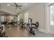 Spacious fitness center complete with modern weightlifting machines and ample natural light at 2295 Falmouth Se Ct, Smyrna, GA 30080