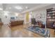 Spacious living room with hardwood floors, recessed lighting, and comfortable seating at 2295 Falmouth Se Ct, Smyrna, GA 30080