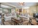 Spacious living area with hardwood floors, open layout, and elegant decor at 2295 Falmouth Se Ct, Smyrna, GA 30080