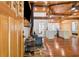 An open concept living room boasts wood floors, modern decor, and abundant natural light at 1016 Green Dr, Canton, GA 30114