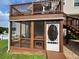 Exterior view of the screened back porch at 19 Magnolia Ne Ct, Rydal, GA 30171