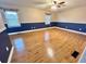 This bedroom boasts hardwood floors, lots of natural light, and a spacious feel at 19 Magnolia Ne Ct, Rydal, GA 30171