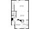 Downstairs floor plan layout displaying rooms such as living room, dining area, and kitchen at 4457 Watson Ridge Dr, Stone Mountain, GA 30083