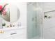 Luxurious bathroom featuring a glass shower and designer fixtures at 823 Laurel Crest Sw Ct, Marietta, GA 30064