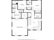 Second floor plan featuring bedrooms, bathrooms, a laundry room, and walk-in closets at 1749 Grand Oaks Dr, Woodstock, GA 30188