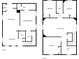 Detailed floor plan of second floor showcases bedrooms, bathrooms, hall, sitting room and room at 233 Clayton St, Fairburn, GA 30213