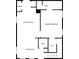 Detailed floor plan showcases an eat-in kitchen, primary bedroom, living room, bathrooms, and a walk-in closet at 233 Clayton St, Fairburn, GA 30213