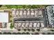Aerial view of a residential neighborhood featuring meticulously maintained homes and landscaping at 71 Krog Ne St, Atlanta, GA 30307