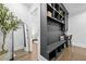 Mudroom with storage, a desk, and a view to the bedroom at 2381 Jones Phillips Rd, Dacula, GA 30019