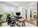 Bright office space featuring a comfortable work area and view of the outdoor landscape at 2381 Jones Phillips Rd, Dacula, GA 30019