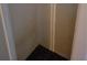 A dirty empty closet with black tile flooring at 2137 Plantation Ln, Chamblee, GA 30341